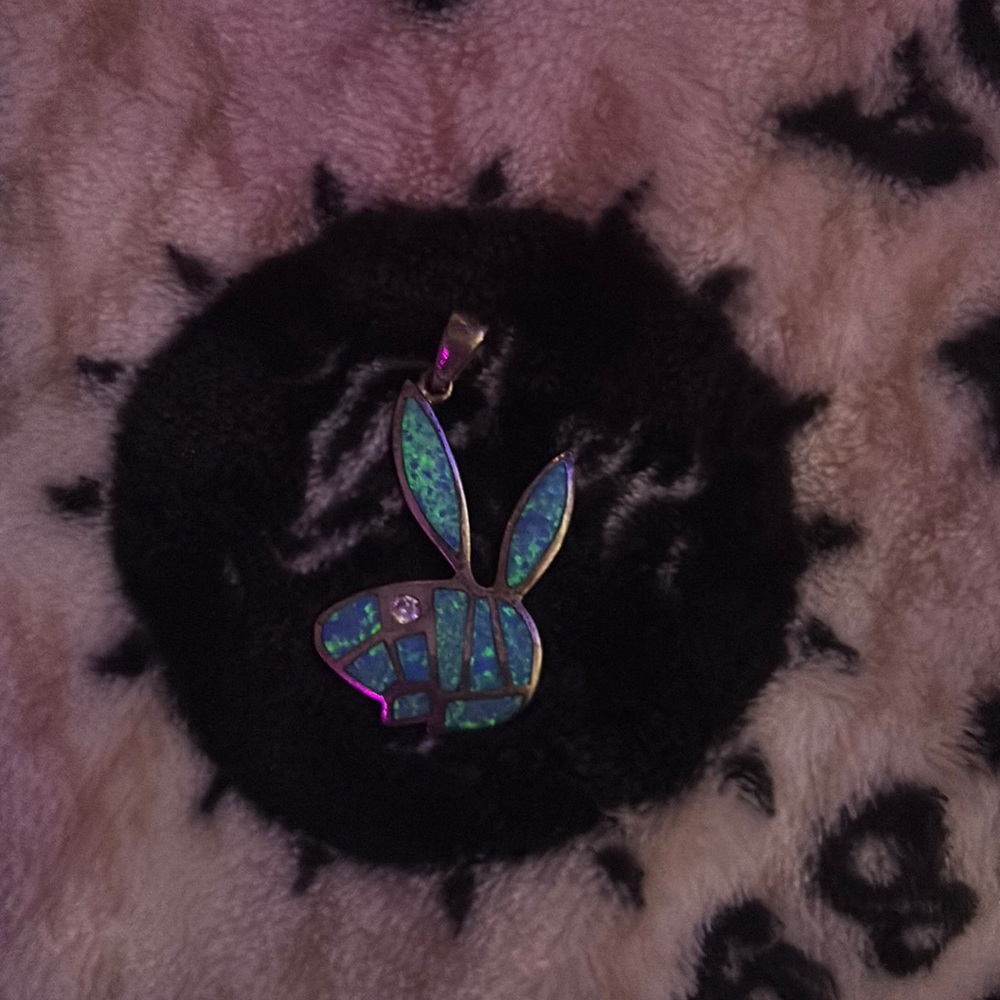 Playboy opal pendant